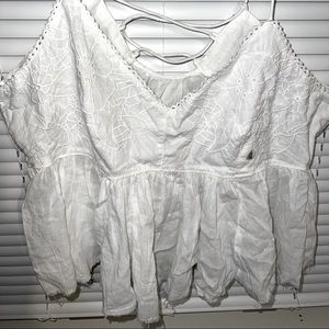 Arie cropped cotton cami